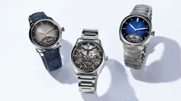 H. Moser & Cie. Endeavour, Streamliner & Pioneer Skeleton Retrograde Seconds
