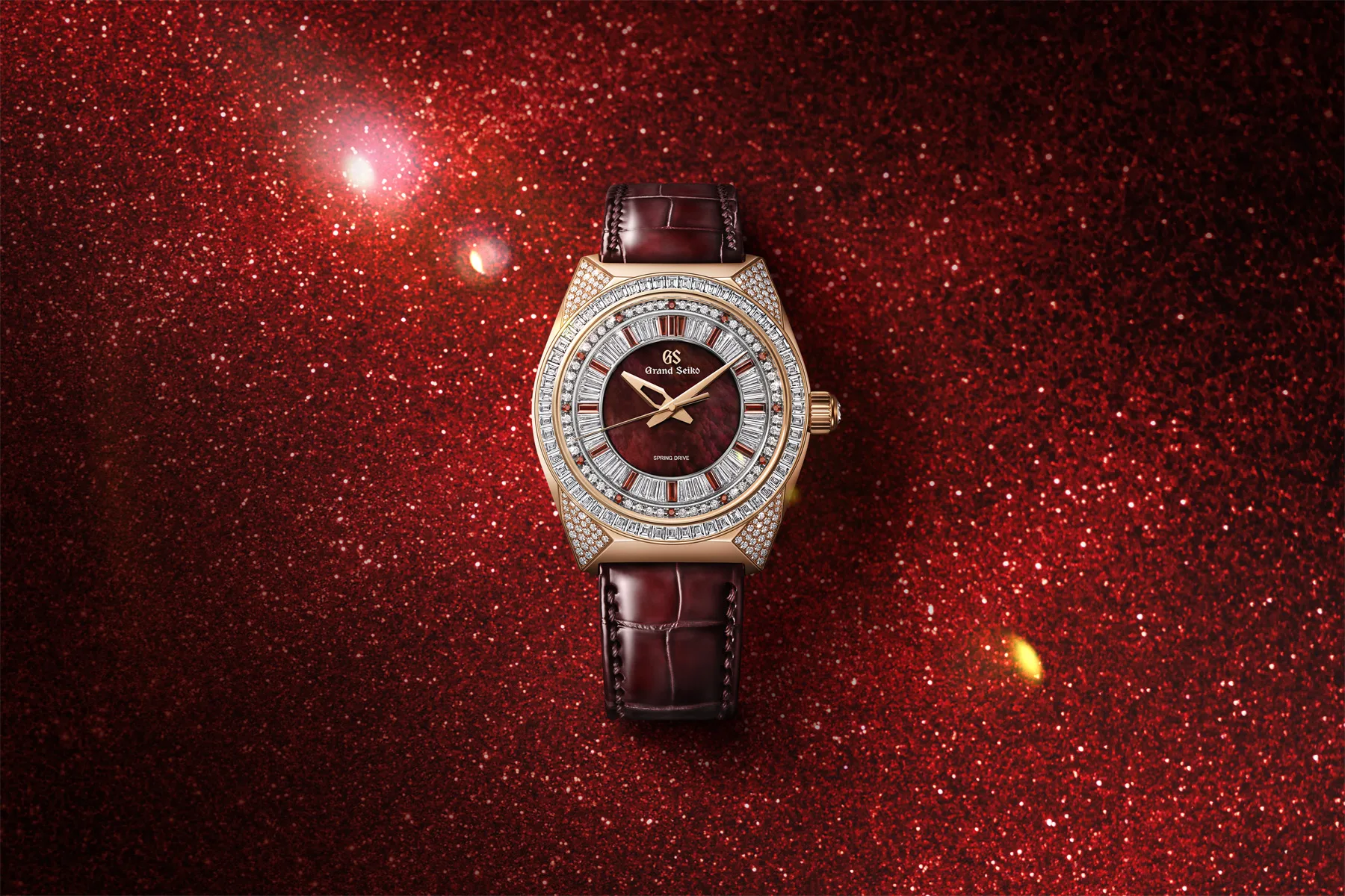 Masterpiece 8-Day Jewelry Watch SBGD228 ‘Red Lion’