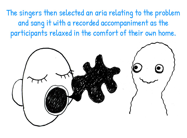 The singers then selected an aria...