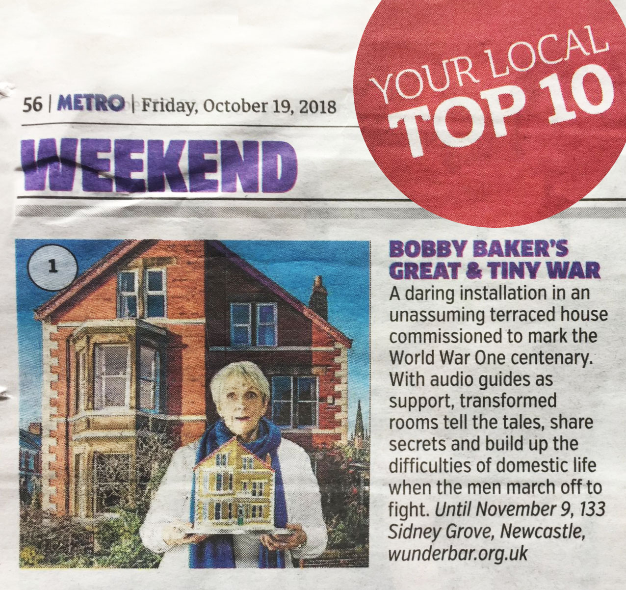 The Metro - Weekend No.1 - Your local top 10