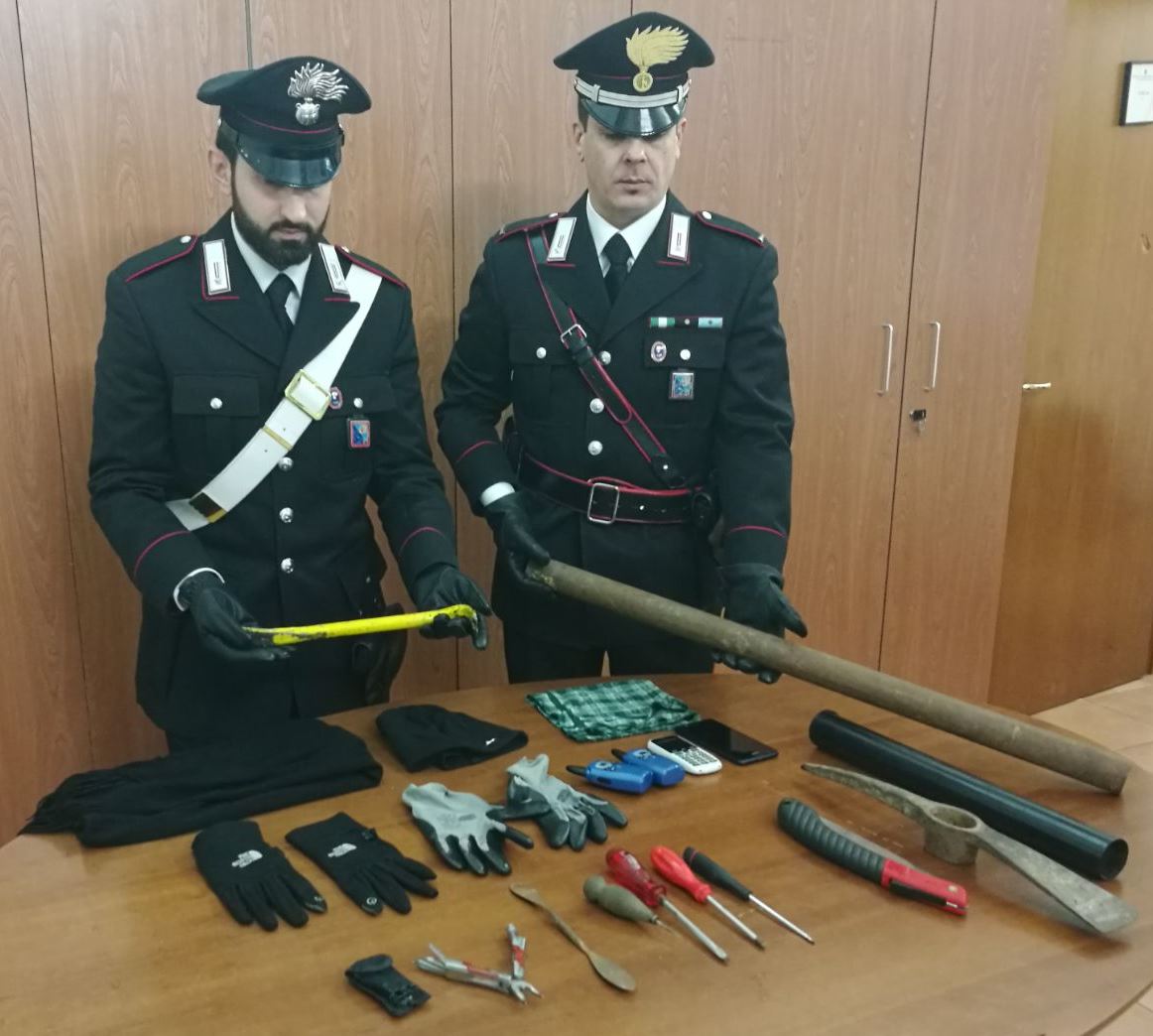 EUR - Il kit sequestrato dai Carabinieri