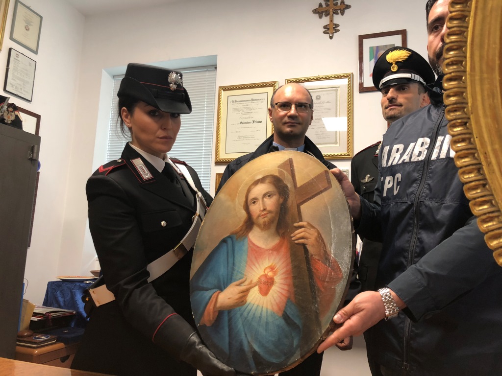 SAN PIETRO - Il quadro rinvenuto dai Carabinieri (3)