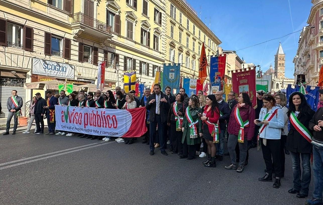 “Uniti per dire no alla mafia”: Cerveteri presente alla manifestazione di Roma