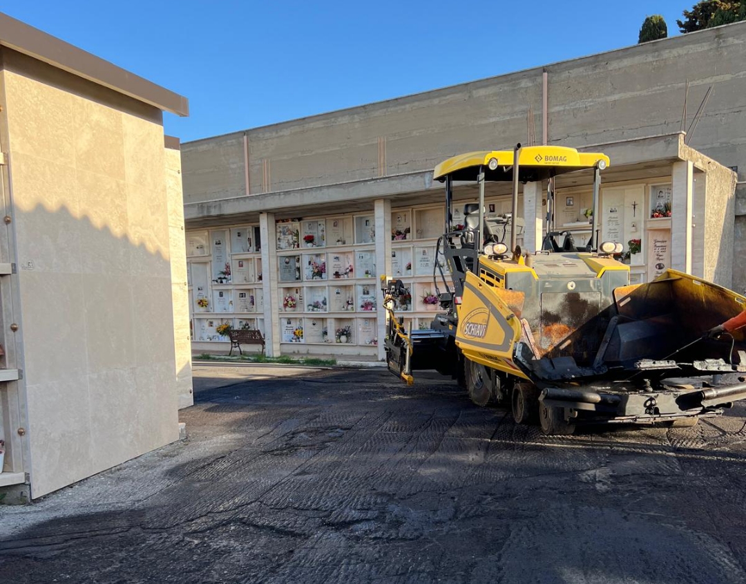 Proseguono gli interventi di riqualificazione del Cimitero Comunale di Santa Marinella