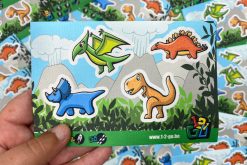 1-2-Go! schoenstickers - Dino's