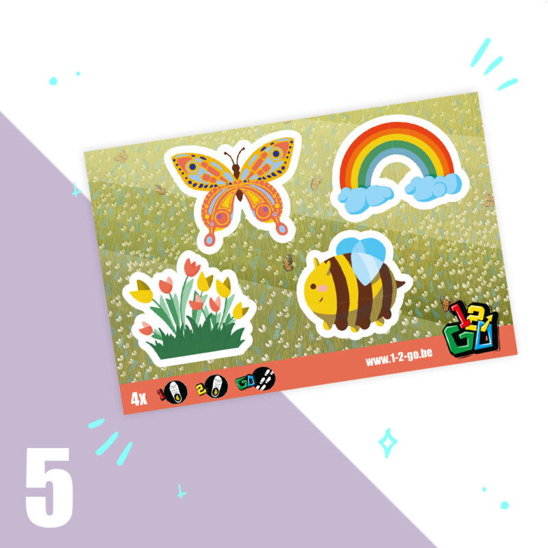Top 5 populairste schoenstickers 2024 - Bloemetjes en bijtjes.