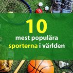 10 mest populära sporterna i världen!