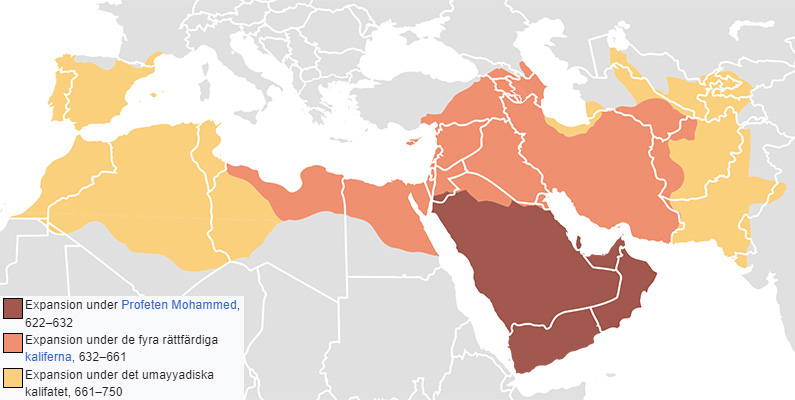 Umayyadernas dynasti var den andra kalifdynastin inom islam och styrde över det muslimska riket från år 661 till år 750. Dynastin etablerades efter mordet på den fjärde kalifen, Ali ibn Abi Talib, och dess huvudsakliga huvudstad var först Medina och senare Damaskus. Umayyaderna var kända för sina erövringar och för att ha utvidgat det muslimska riket långt bortom Arabiska halvön, inklusive erövringen av stora delar av Mellanöstern, Nordafrika och Spanien. Dynastin mötte dock också inre konflikter, inklusive strider med rivaliserande islamiska grupper och interna splittringar. Umayyadernas dynasti slutade år 750 då de störtades av Abbasiderna, vilket ledde till uppkomsten av Abbasidkalifatet.