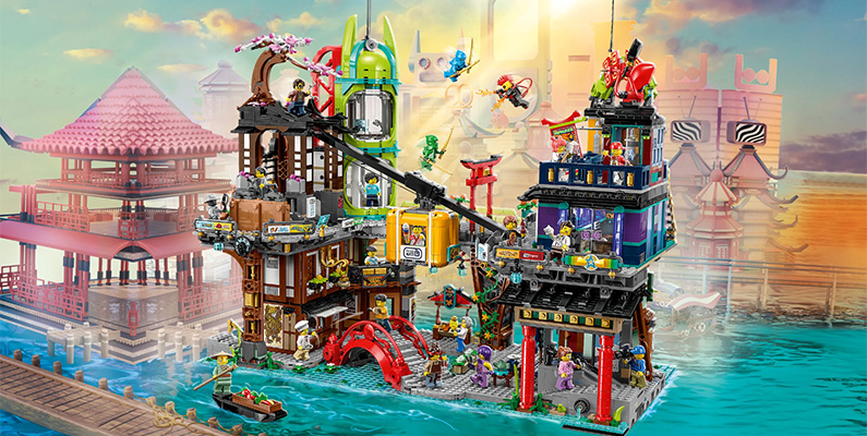 LEGO Ninjago City Marknader (71799).