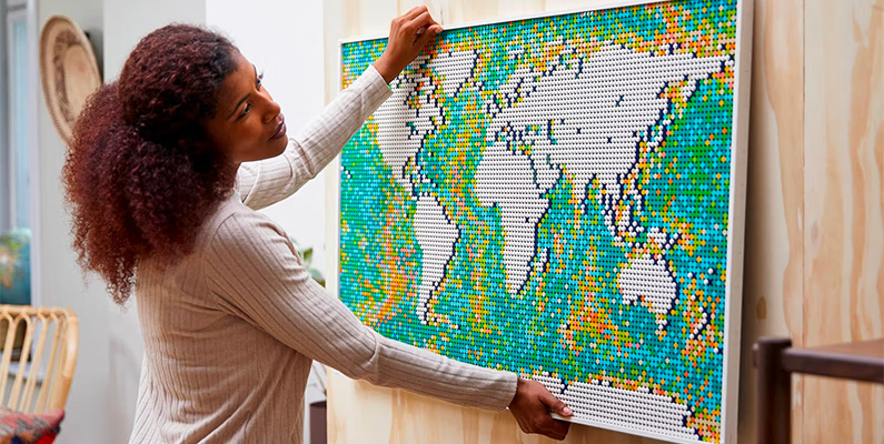 LEGO Art - Världskarta (31203).
