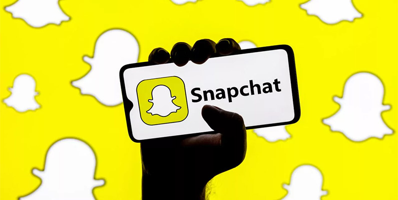 10 största sociala medierna på internet, nionde plats: Snapchat.