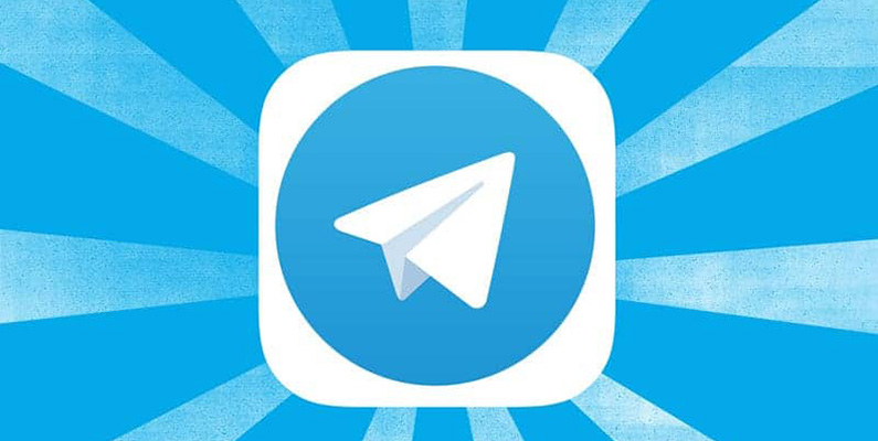 10 största sociala medierna på internet, sjunde plats: Telegram.