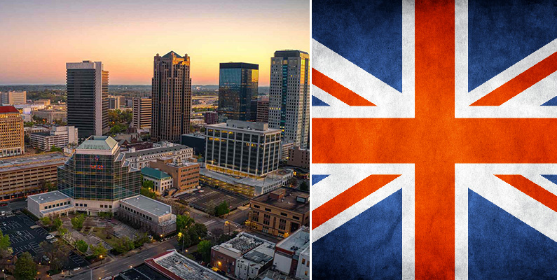 10 farligaste städerna i Europa: plats 6) Birmingham, Storbritannien.