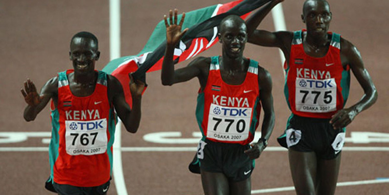 Drygt tre fjärdedelar av Kenyas långdistanslöpare kommer från en och samma stam, Kalenjin.