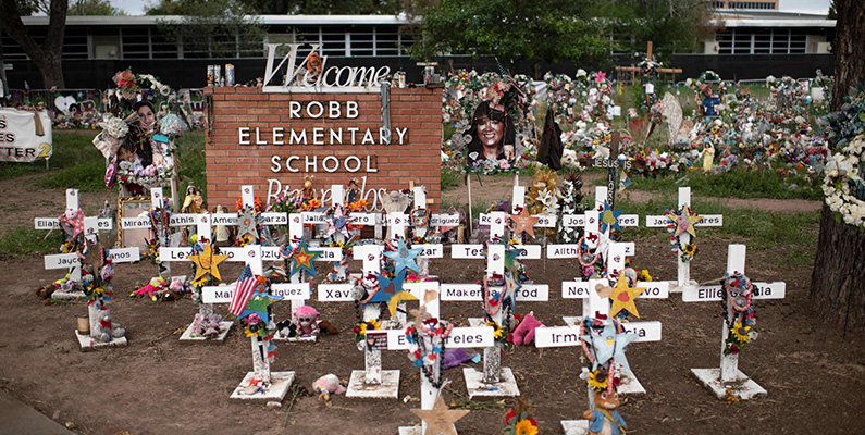 10 värsta masskjutningarna i USA (1982-2024). #9) Robb Elementary School-massakern.