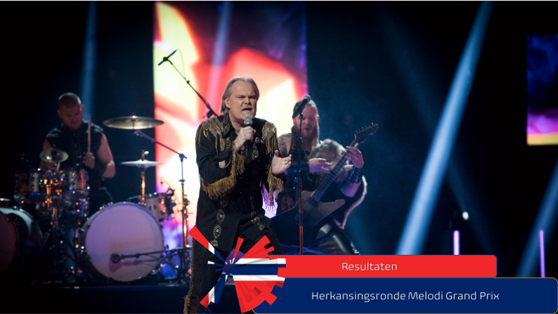 Noorwegen| Resultaten herkansingsronde Melodi Grand Prix.