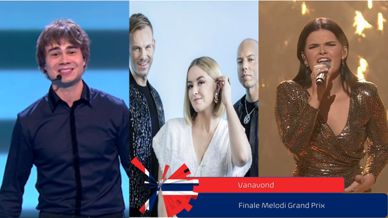 Vanavond| Finale Melodi Grand Prix in Noorwegen.