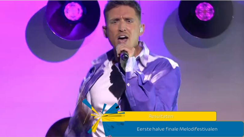 Zweden| Resultaten eerste halve finale Melodifestivalen.