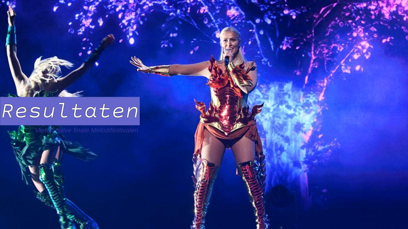🇸🇪 Resultaten vierde halve finale Melodifestivalen 2022
