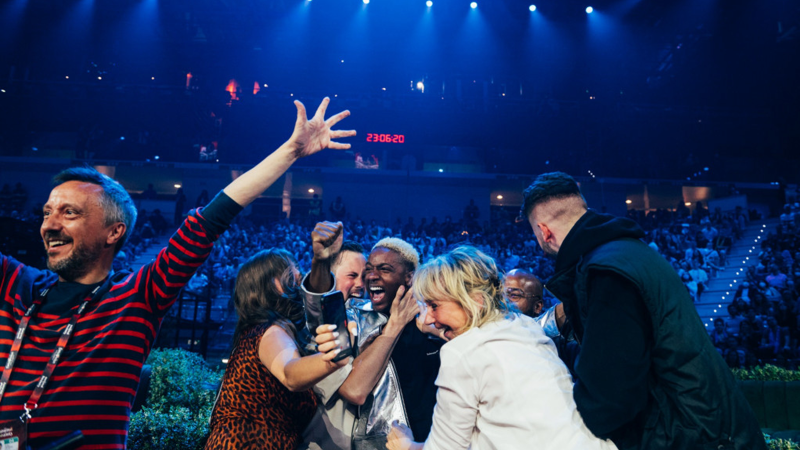 België werd achtste tijdens tweede halve finale.