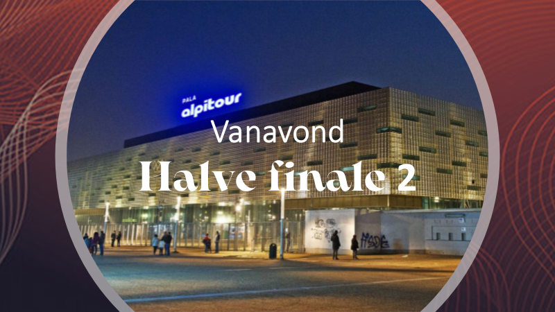 Vanavond| Tweede halve finale Eurovisiesongfestival 2022.