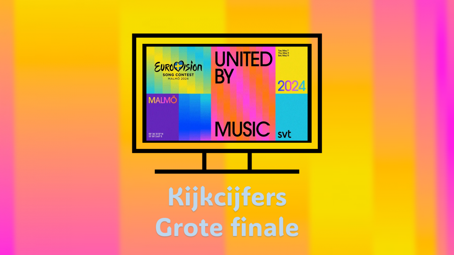 Kijkcijfers| Finale Eurovisiesongfestival 2024. - 12Points