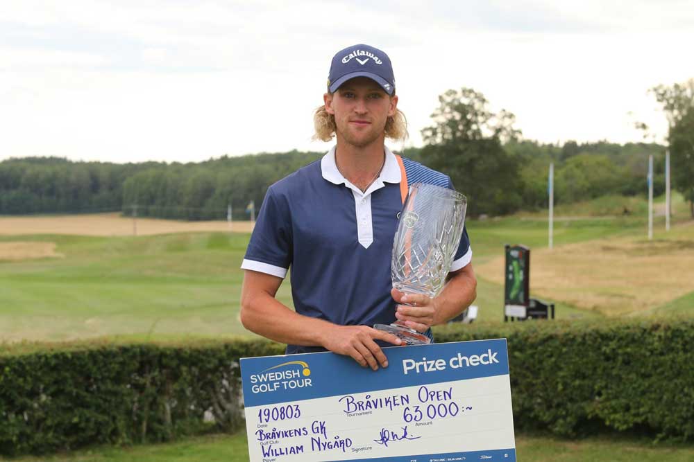 William Nygård vandt Bråviken Open - to danskere på 6. pladsen - 19hul.dk -  golf