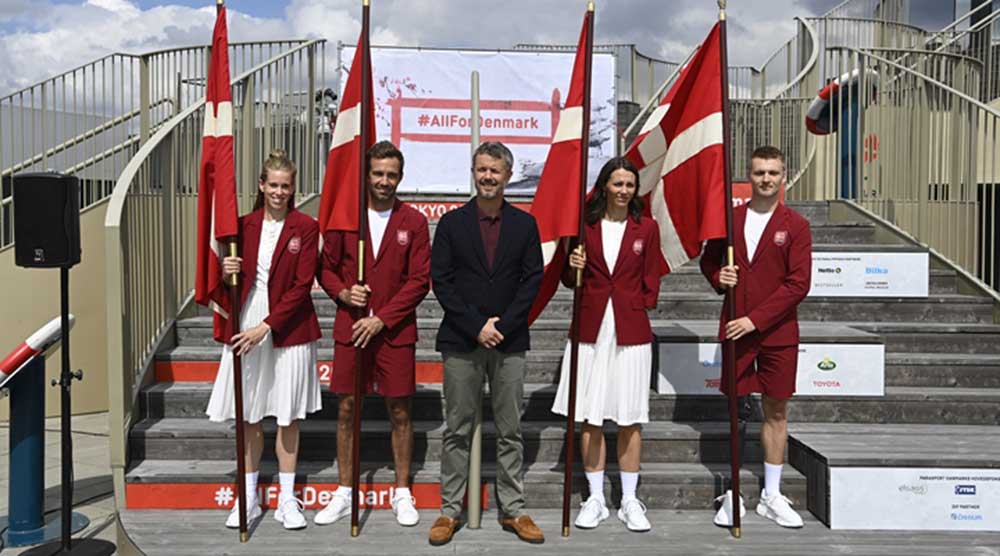 Fire atleter skal bære Dannebrog ind på det olympiske stadion 19hul
