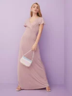 NLY Eve - Festklänningar - Dusty Pink - Such A Beauty Dress - Klänningar