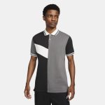 Pikétröja The Nike Polo med färgblock och slimmad passform för män - Svart
