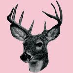Tile Junkie By Dims Deer Transparent Pink / Black