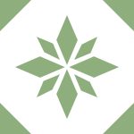 Tile Junkie Green Star Transparent