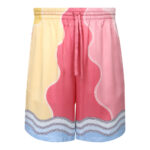 Casablanca Sunset print drawstring shorts Rosa, Herr