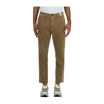 Closed Pantalone Slim Cropped Brun, Herr
