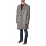 Lanvin Checked Coat Grå, Herr