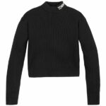 Tommy Hilfiger TJW DG Comfy Rib Turtle Neck Black