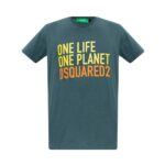 Dsquared2 Printed T-shirt Grön, Herr