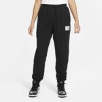 Fleecebyxor Jordan Essentials för kvinnor - Svart
