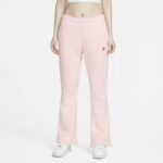 Fleecebyxor Nike Sportswear med utvängda ben för kvinnor - Rosa