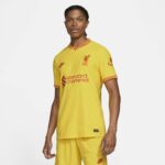Fotbollströja Liverpool FC 2021/22 Match Nike Dri-FIT ADV (tredjeställ) för män - Gul