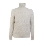 Gran Sasso Rullkrage Beige, Herr