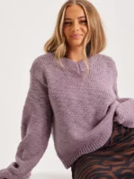 Helmut Lang - Stickade tröjor - Wisteria - Vneck Slub Po.Slub - Tröjor - Knitted sweaters