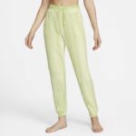 Joggingbyxor av fleece Nike Yoga Luxe i 7/8-längd för kvinnor - Gul