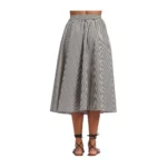 Barena Venezia Wheel skirt with elastic alive Blå, Dam