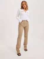 Helmut Lang - Skinnbyxor - Sandstorm - Str Cttn Bootcut.Cot - Byxor