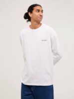 Les Deux Diego LS T-Shirt T-shirts & undertrøjer White