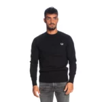 Fred Perry Sweater Svart, Herr