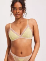 Neo Noir - BH - Light Yellow - Skin Coconut Bra - Underkläder - Bra