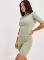 Nicki Studios - Biker shorts - Stone - Stretch Biker Shorts - Shorts