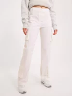 Nicki Studios - Cargobyxor - Offwhite - Moch-Fly Button Cargo - Byxor